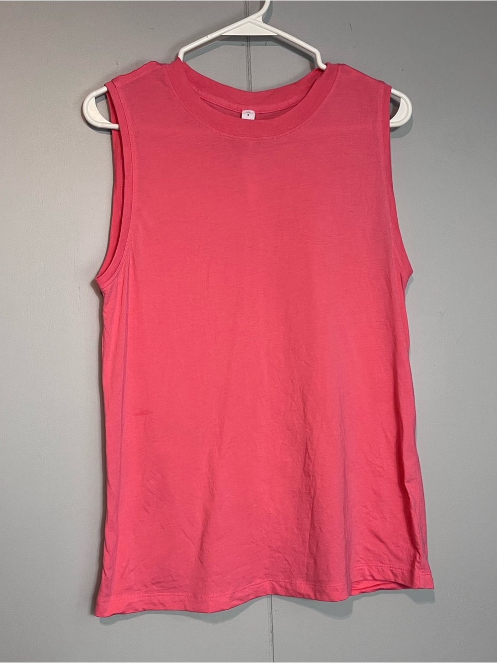 lululemon Pink Pima Cotton Sleeveless Tank Top Size 4